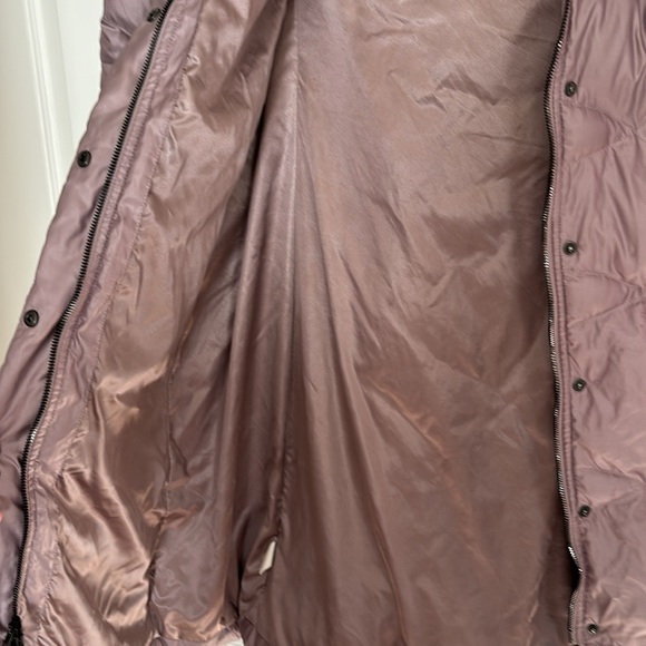 THE NORTH FACE LADIES DUSTY PINK MISS METRO DOWN HOODIE 550 PARKA COAT-S-VINTAGE - Picture 9 of 16